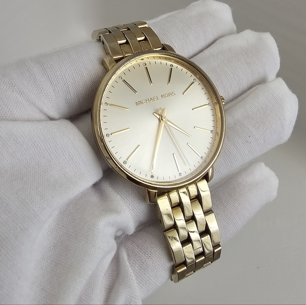 Michael Kors Gold Women's Watch Mk3898 NEW BATTERY